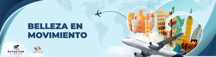 Belleza en movimiento: cómo cuidar tu piel mientras recorres el mundo Rutas por el Mudo x Aura Skin.